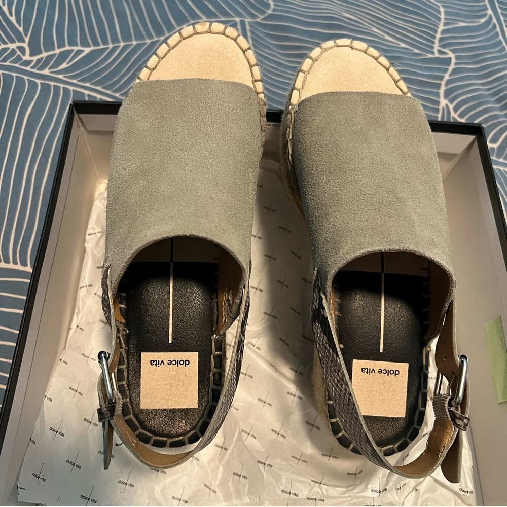 Dolce Vita suede espadrilles - like new Gorgeous! - Picture 4 of 9